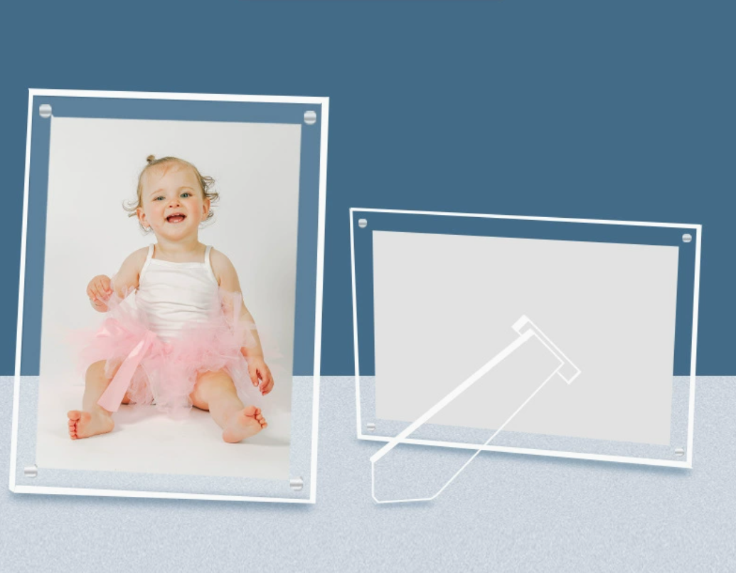 Acrylic Picture Frame with Stand